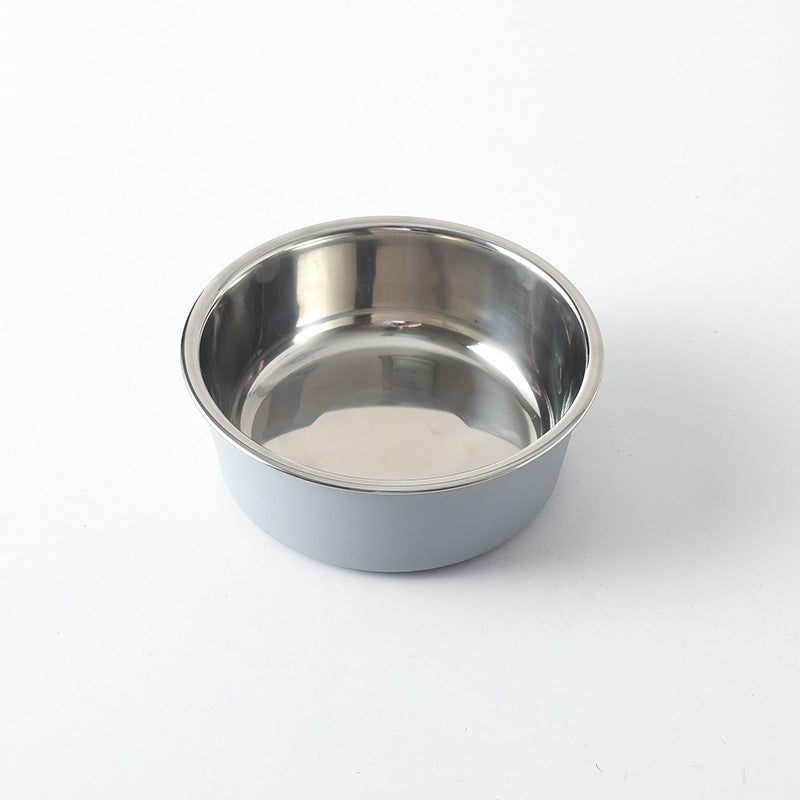 Pet Supplies Pet Food Bowl Stainless Steel Dog Bowl Cat Bowl Feeding and Drinking Bowl