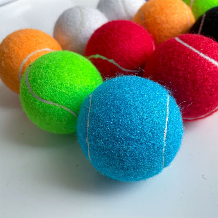 Pet Tennis Ball Bite Resistant Rubber Tennis Ball Teasing Dog God Dog Ball Supplies Color Tennis Ball