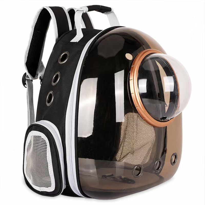 Pet Cat Bag Full Transparent Space Capsule Shoulder Portable Backpack Cat Out Bag