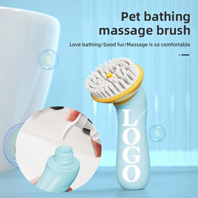 Pet, Dog, Bath Brush, Special Brush For Cat, Silicone Massage Brush, Cleaning Magic Tool, Dog Scrub