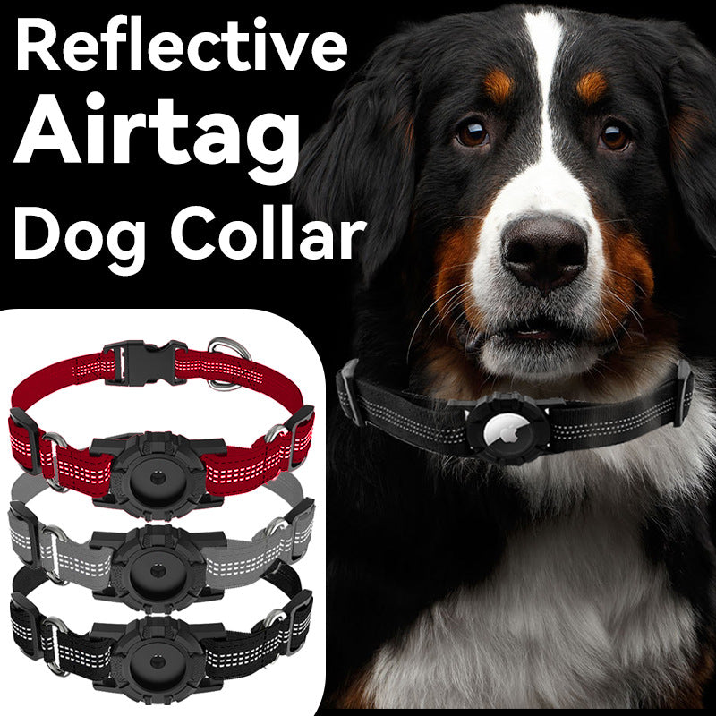 For Apple Air Tag Protective Collar Positioning Tracker Portable Anti-Lost Dog Collar Protective Cover