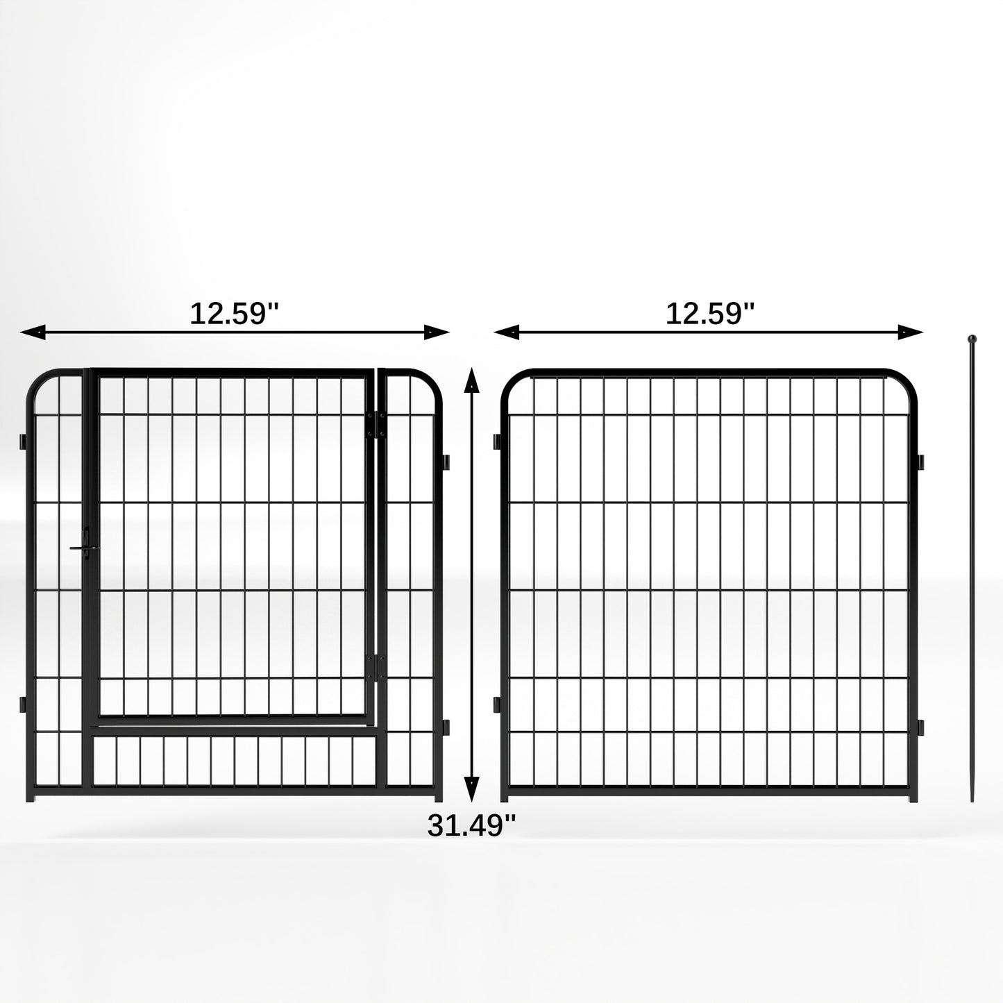 Pet Playpen Pet Dog Fence Playground Camping 32" High