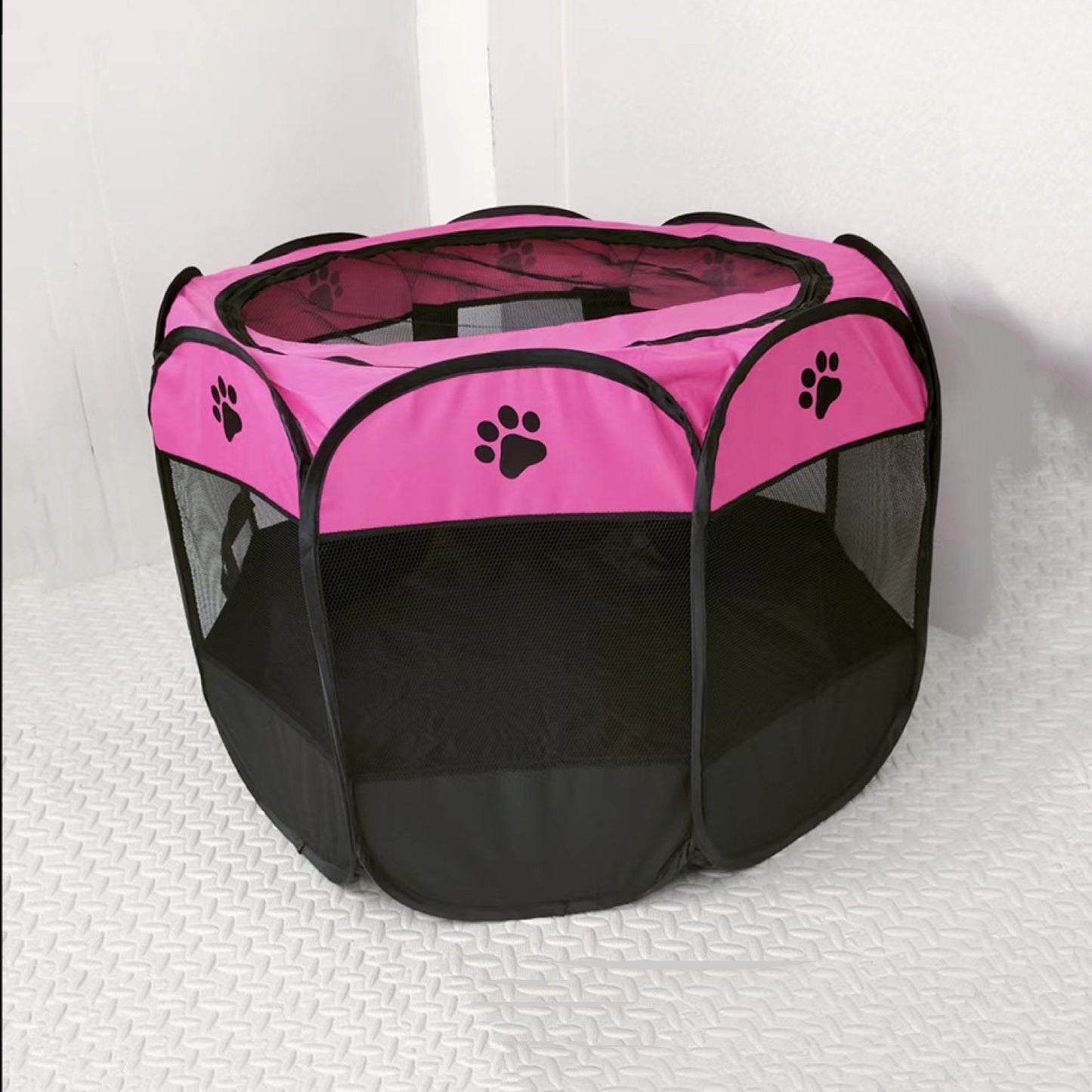 New Cat Kennel Dog Kennel Detachable And Washable Octagonal Pet Cage Waterproof Oxford Cloth Grab Dog Tent Octagonal Fence