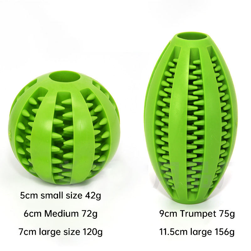 Dog Tooth Grinding Ball Pet Feeding Ball Toy Ball Spill Ball Pet Educational Toy Bite Resistant Tooth Grinding Tooth Cleaning