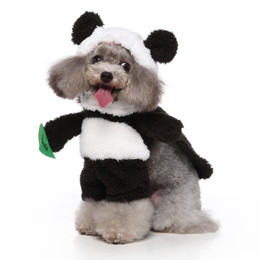 Cosplay Pet Supplies Panda Stand Up Funny Dog Clothes Upright Panda Dress Up Pet Panda