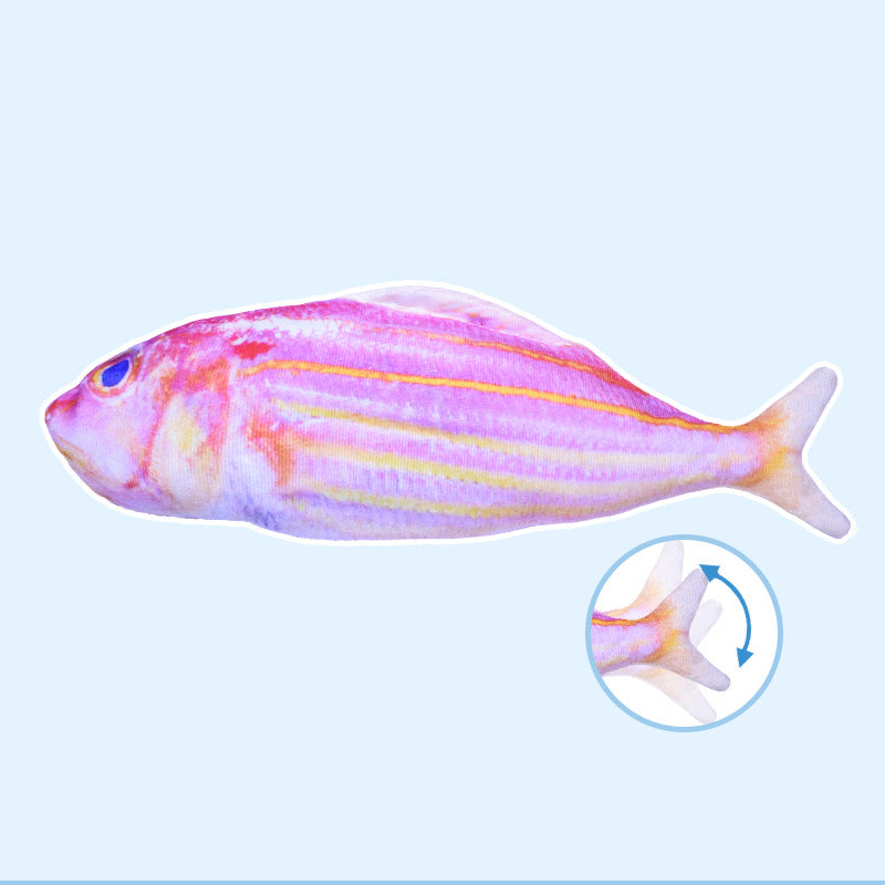 Electric Fish Will Jump, Simulating Fish Glow, Charging, Rocking Fish, Playing Cat Pet Toy