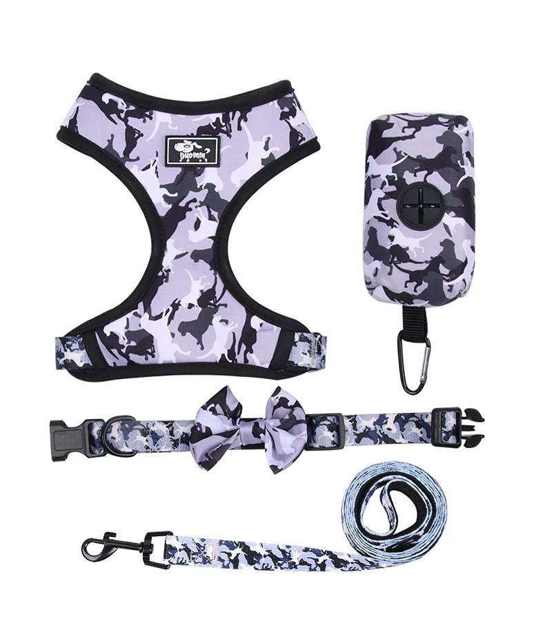 Dog Traction Rope Suit Camouflage Printed Chest Strap Dog Rope Pet Supplies