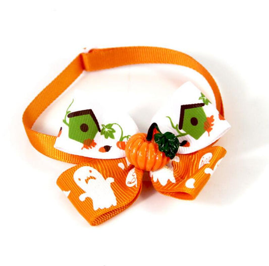 Pet Pumpkin Bow Tie