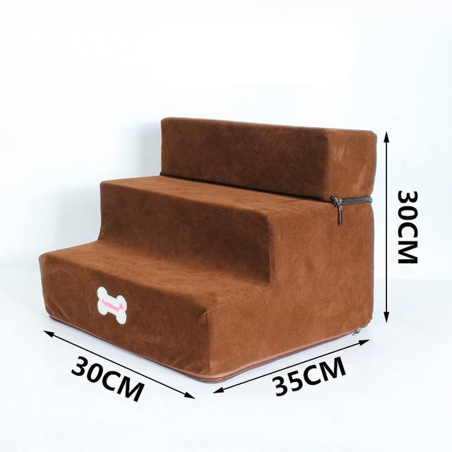 Dog Stairs Pet Climbing Ladder Sponge Steps Small Dogs Teddy On The Sofa Bed Climbing Ladder