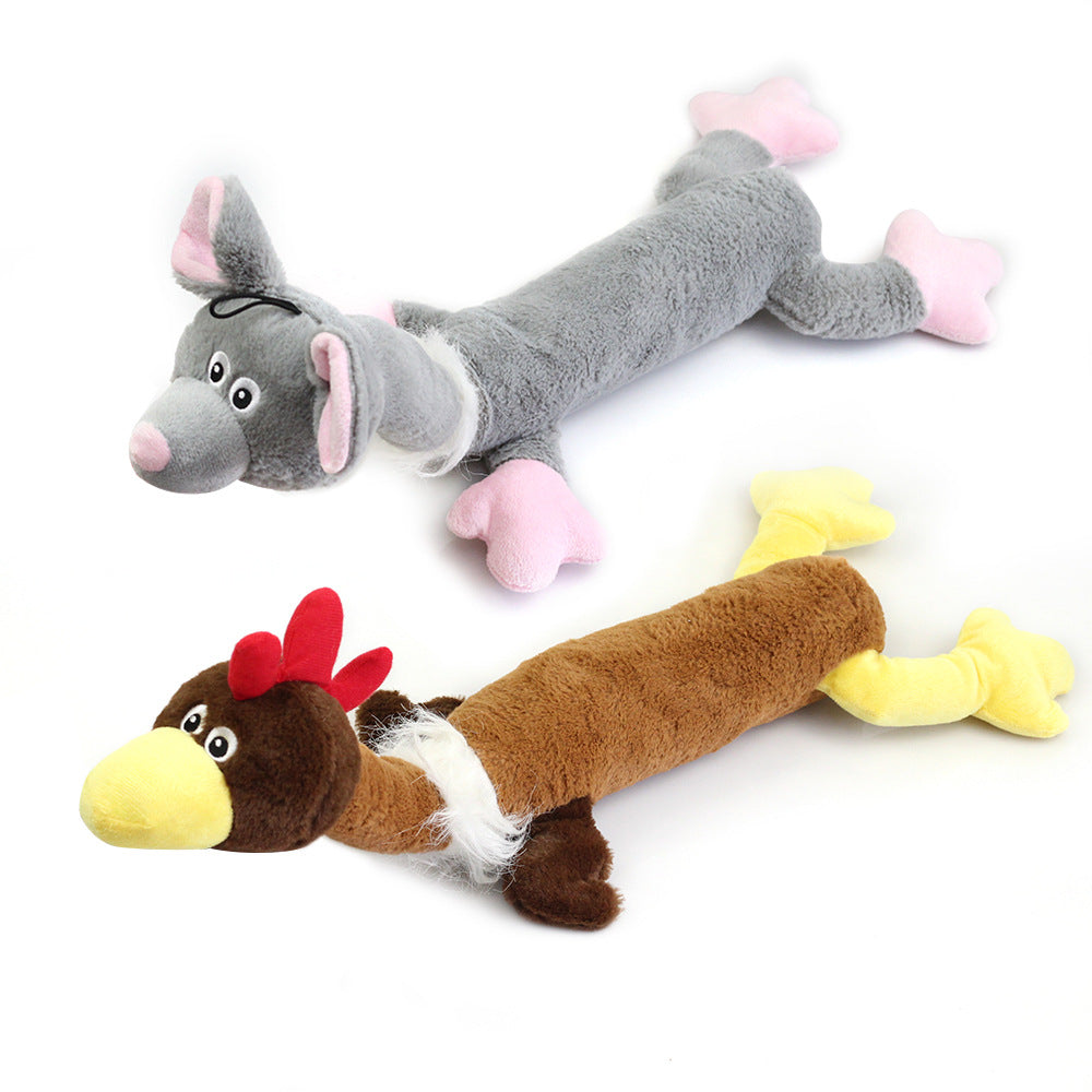 New Pet Toy Plush Sounding Turkey Dog Bite Resistant Toy Simulation Pet Supplies