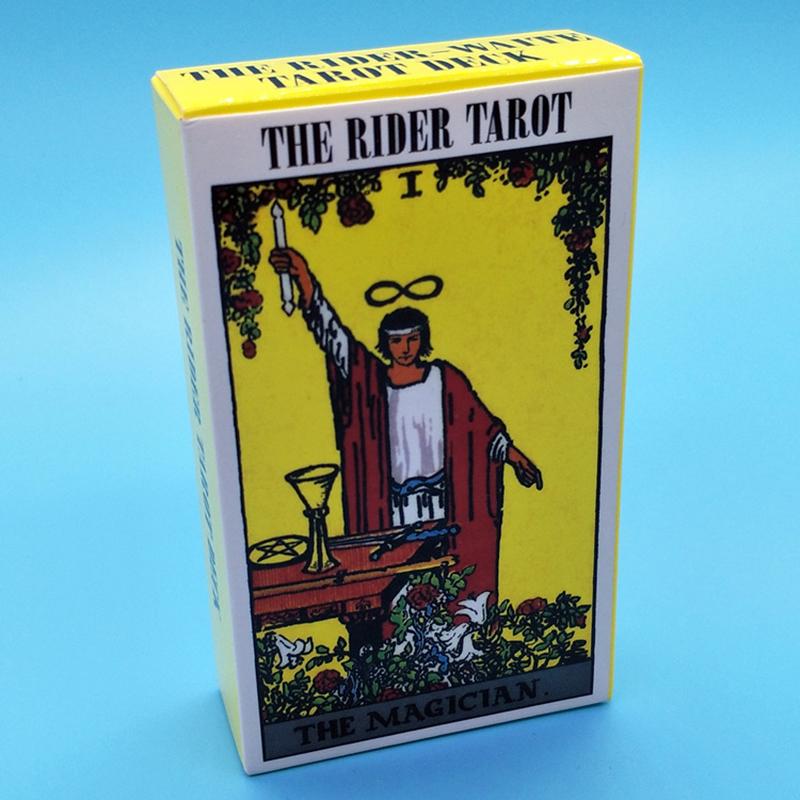 Full English Radiant Rider Waite Tarot Cards High Quality Smith Waite Tarot Deck Board Game Cards