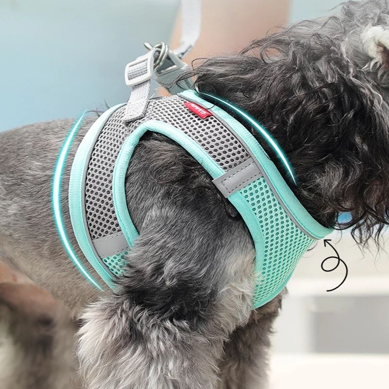 No Pull Pet Reflective Oxford Vest Soft Breathable Mesh Padded No Pull Dog Harness Set for cute puppy dog pet harness for dogs