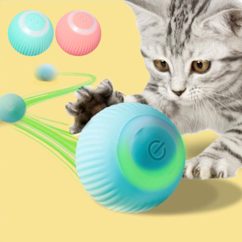 Gravitational Intelligent Rolling Ball Cat Ball Electric Cat Ball Cat Mint Sound Grinding Teeth Anti Bite Ball