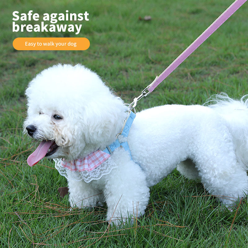 Fashion New Cat Anti-Breakaway Leash Small Dog Chest Strap Teddy Bichon Dog Chain Adjustable