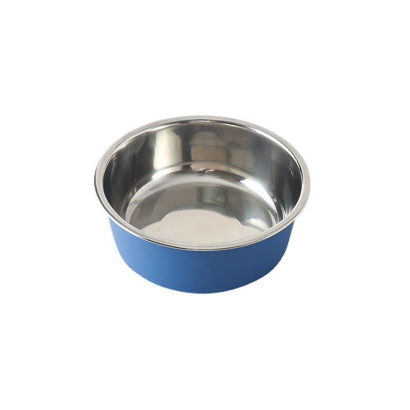 Pet Supplies Pet Food Bowl Stainless Steel Dog Bowl Cat Bowl Feeding and Drinking Bowl