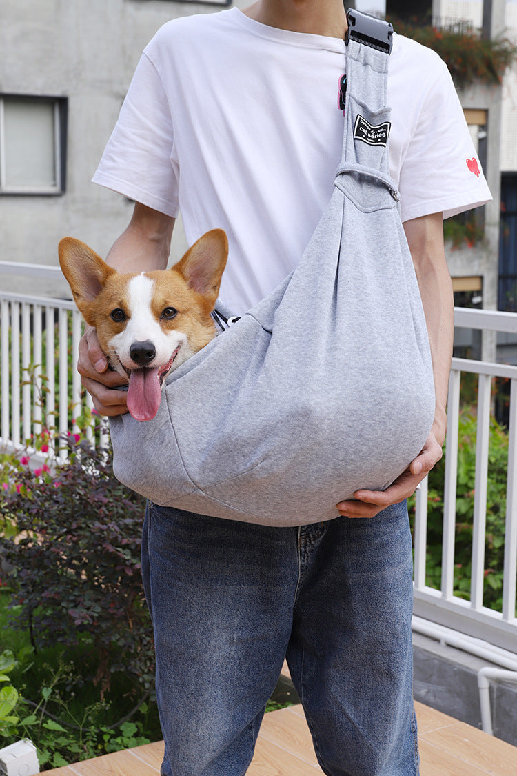 New Folding Dog Backpack Breathable Pet Bag Pet Bag Messenger Bag