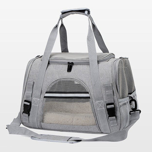 Pet Bag Portable Cat Backpack Simple And Breathable Pet Bag Crossbody Pet Bag Pet Car Bag