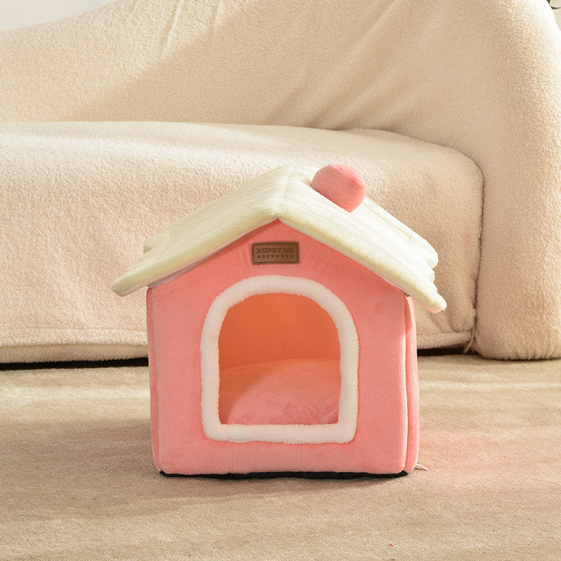 House Type Pet Cat Nest Four Seasons Universal Pet Nest Cat Nest Dog Nest Pet Supplies Can Be Removed and Washable