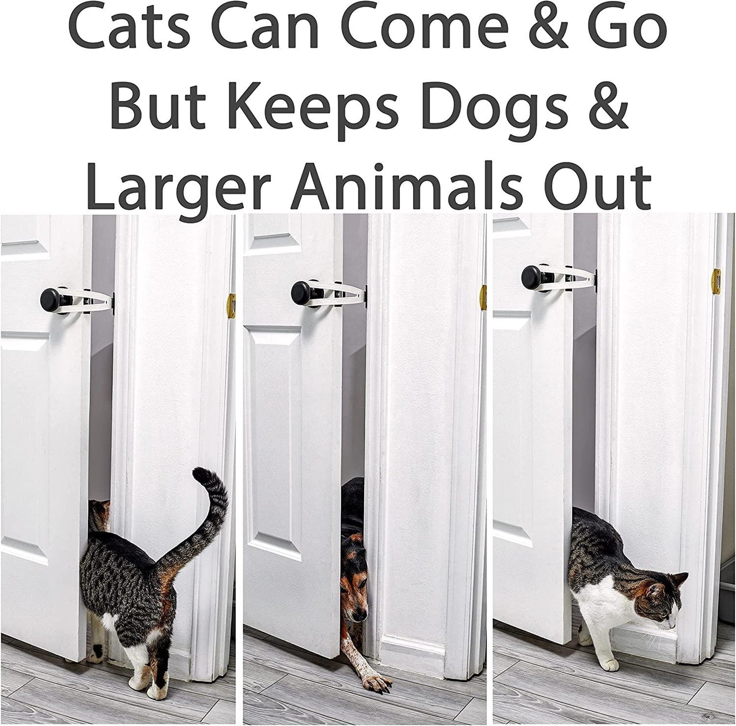 Pet Cat Door Holder Latch Cat Elastic Door Lock Preventing Dogs From Entering