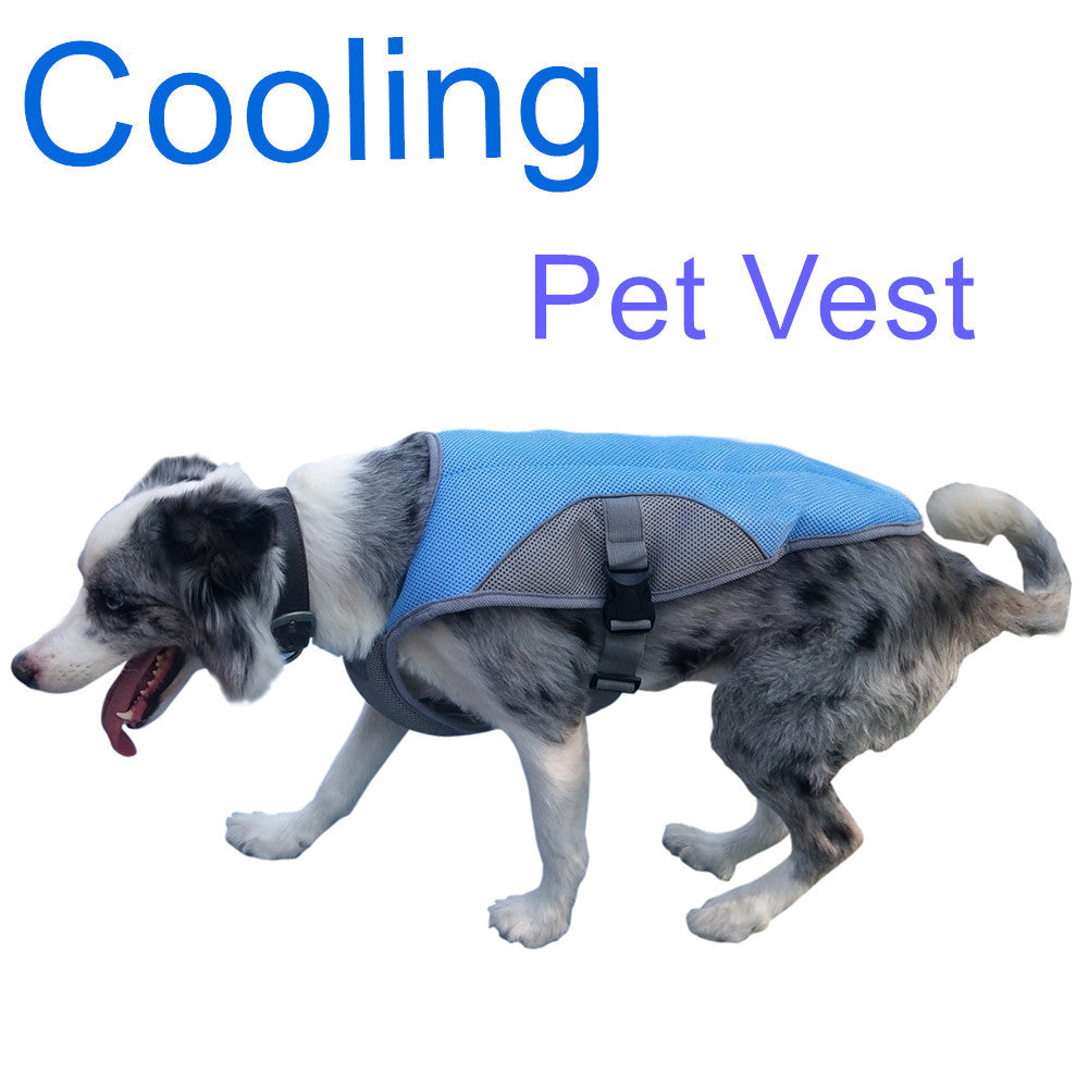 Summer Pet Heatstroke Prevention Vest Pet Dog Cool Clothes Outdoor Pet Dog Clothes Wholesale Dog Cooling Clothes