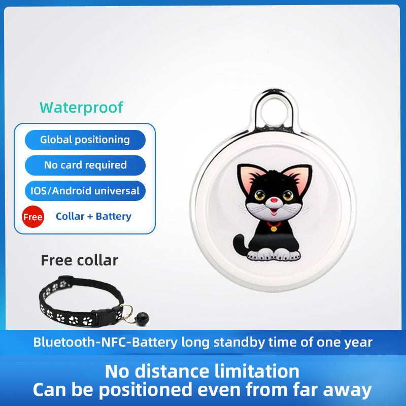 Pet Loss Preventer Global Positioning Airtag Loss Preventer Cat and Dog Intelligent Tracking Loss Preventer Pet Collar