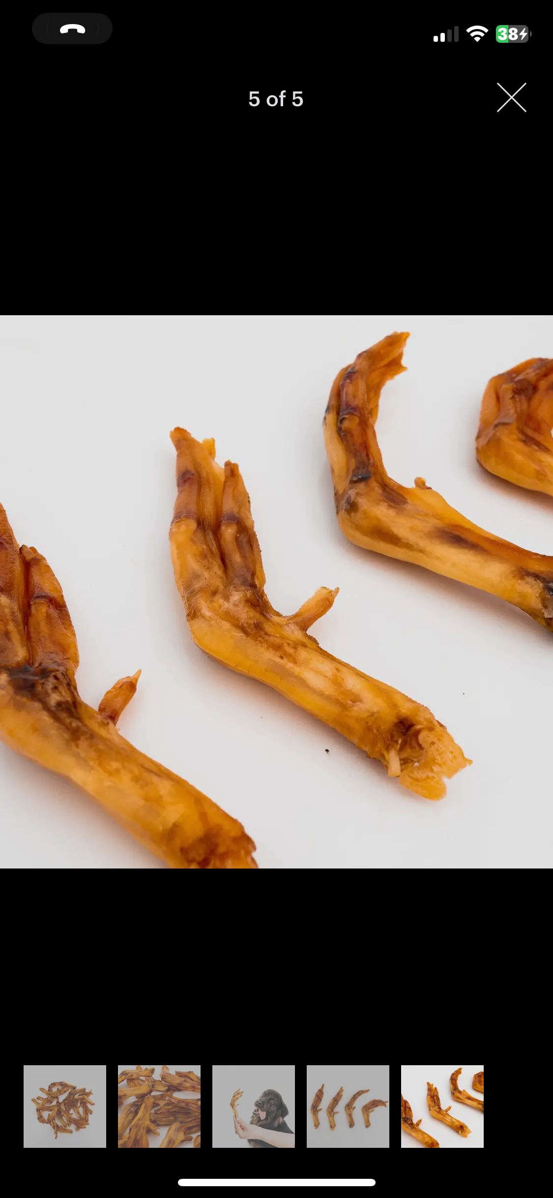 Duck Feet dog treats